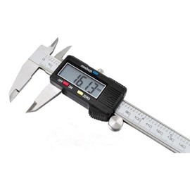 LEOFLA 150mm Steel Digital Vernier Caliper with LCD Display and Protective Case