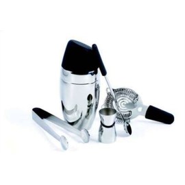 Barman's Deluxe Cocktail Shaker Set, Stainless Steel