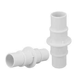 2pcs Pool Vacuum Hose Connector Coupling Adapter Plastic 1‑1/4inch 1‑1/2inch Pool Hose Connector Couping Pool Vacuum Connector