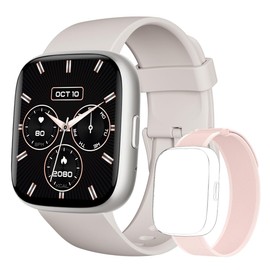 TOOBUR Smart Watch for Women, 1.83" Fitness Tracker Watch with Heart Rate/Step Tracker/Pedometer/Sleep, IP68 Waterproof Smartwatch Answer/Make Calls Compatible iOS Android