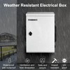 Outdoor Electrical Box, Cold-Rolled Steel Plate, Aluminum Alloy Back Beam,