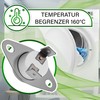 Bi-Metal Thermostat Dryer Universal Temperature Limiter 160°C Connections 2 x