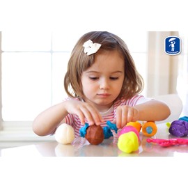 Feuchtmann JUNiORKNET Jumbo-Pack in Grün | 500g weiche Kinderknete im Vorteilspack | vegane glutenfreie Spielknete | Nicht trocknende Knete | ungiftige Modelliermasse | ab 2 Jahren