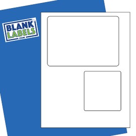 Click-N-Ship Shipping Labels with Peel Away Receipt Labels from Blank Labels - 6-13/16" x 4-3/4" Label Size, 3-1/2" x 3-3/4" Receipt Label Size - Inkjet and Laser Guaranteed - 500 Sheets