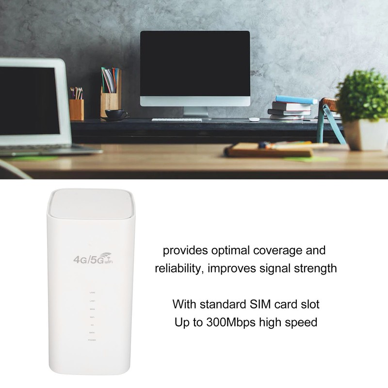 4G WiFi Router 300Mbps SIM Card Slot Support 32 Users