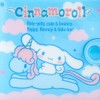 Sanrio Cartera de vinilo, Blue, 9cm x 9cm x 1.5cm,
