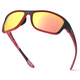 MIRYEA Polarized Outdoor Sports Sunglasses for Men Women 100% UV400 Protection Glasses Superlight Unbreakable Shades Cycling Running Driving Fishing Hiking Floating Golf Baseball Motorcycle Eyewear