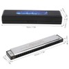 C Key Harmonica 24‑Hole Polyphonic Student Adult Beginner Playing Resin