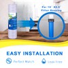 EXCELPURE 5 Micron 10"x2.5" Whole House String Wound Sediment Filter
