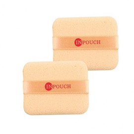 Square SR Powder Puff (2-Pack, 40x55mm) 6ea