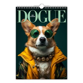 The Calendar King // Dogue - 2025 Wall Calendar - ORIGINAL (Full Colour, A4 Size)