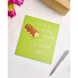 UK Greetings Birthday Card for Him/Her/Friend - Funny Caterpillar Design