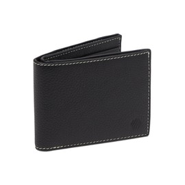 Johnston & Murphy Men's Kingston Billfold Wallet, Black Pebbled, One Size