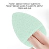 5pcs Makeup Cleaning Puff Hydrophilic Soft Exfoliator Face Cleaning Pad