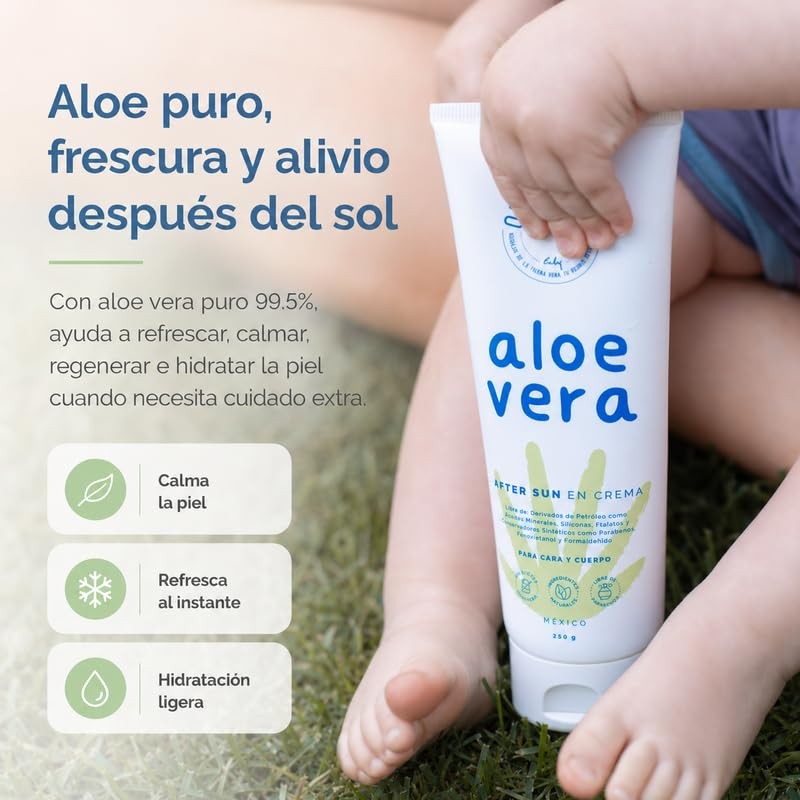 Ganics After Sun Aloe Vera Refrescante Crema Calma Regenera Hidrata
