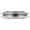 Kakusee Sola Relax Camping Bowl and Plate, Set of 4