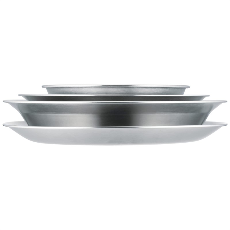 Kakusee Sola Relax Camping Bowl and Plate, Set of 4