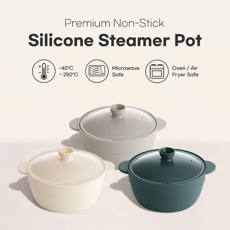 Silicone Egg Steamer – Quick Microwave Cooking, Non-Stick, Made in