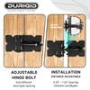 DURIGID Self Closing Gate Hinges, Gate Hinge Heavy Duty, Shed