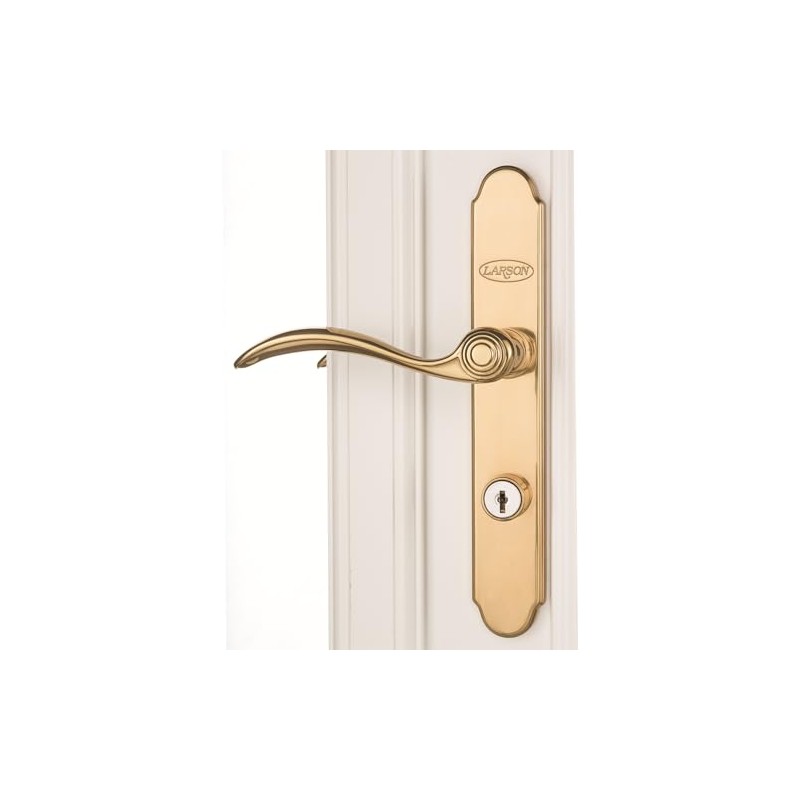 Larson QuickFit Curved Brass Handle