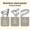 2 Pcs Peeler, Vegetable Peeler, Stainless Steel Speed Peeler, Vegetable