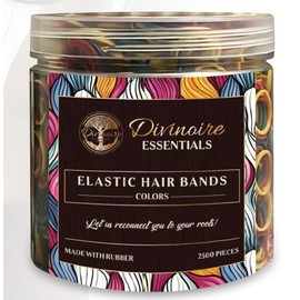 2500 Pcs Rubber Bands Strong Elastic Bands for Office, School, Home, and Hair Styling – Durable and Versatile for Bundling, Organizing, and Crafts (Multi Color)