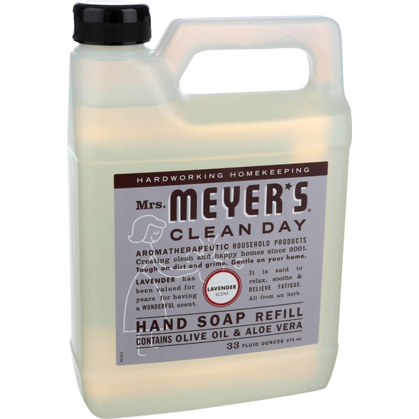 Mrs Meyer's, Soap Hand Liquid Refill Lavender, 33 Fl Oz