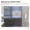 STOBOK for Erasable Erase Magnetic Fridge Shopping Planner Clear Magnet