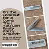 Snappi Co® Metal Folding Beard Comb | 304 Stainless Steel