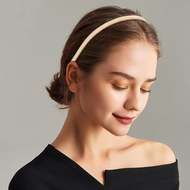 ANBALA 3 Pack Fashion Headband Gold Headbands for Women, Thin Metal Hair Band Thin Headbands for Women Gold Hair Accessories