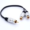 HTGuoji 0.3m RCA Mono Male to 2 RCA Phono Female