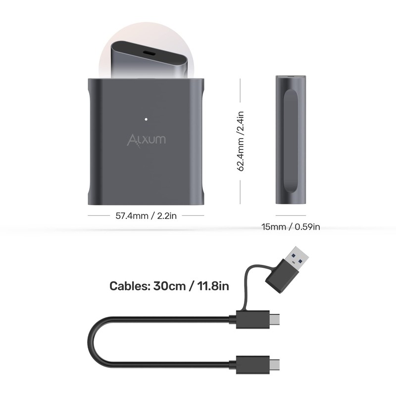 Alxum CFexpress Type B Card Reader, USB C 3.1 Gen