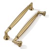 khtumeware 5 Pack 6 Inch(152mm) Champagne Bronze Cabinet Pulls Heavy