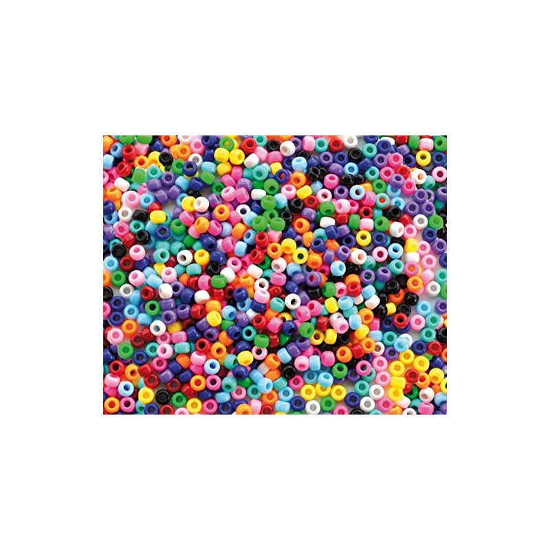 Playbox Kongo Basic Plastic Beads (1000 Pieces)