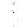 2 Pack LED Solar Angel Lights Solar Powered White Light