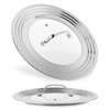 Modern Innovations Universal Lid with Tempered Glass Top for Pots