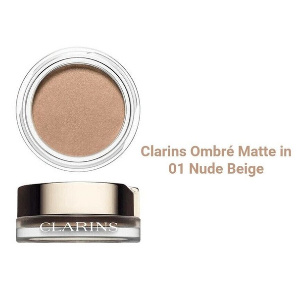 CLARINS Ombre Matte Cream to Powder Eyeshadow 01 Nude Beige