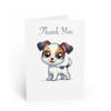 DistinctInk Greeting Card/Note Card -Toy Fox Terrier Puppy Cartoon Birthday