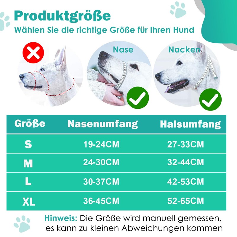 Dog Muzzle with Adjustable Head Halter - Reflective Training Harness,