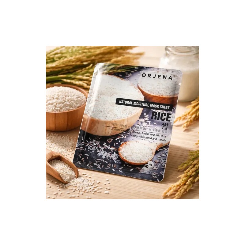 Mascarilla Facial Orjena De Arroz 10 Piezas
