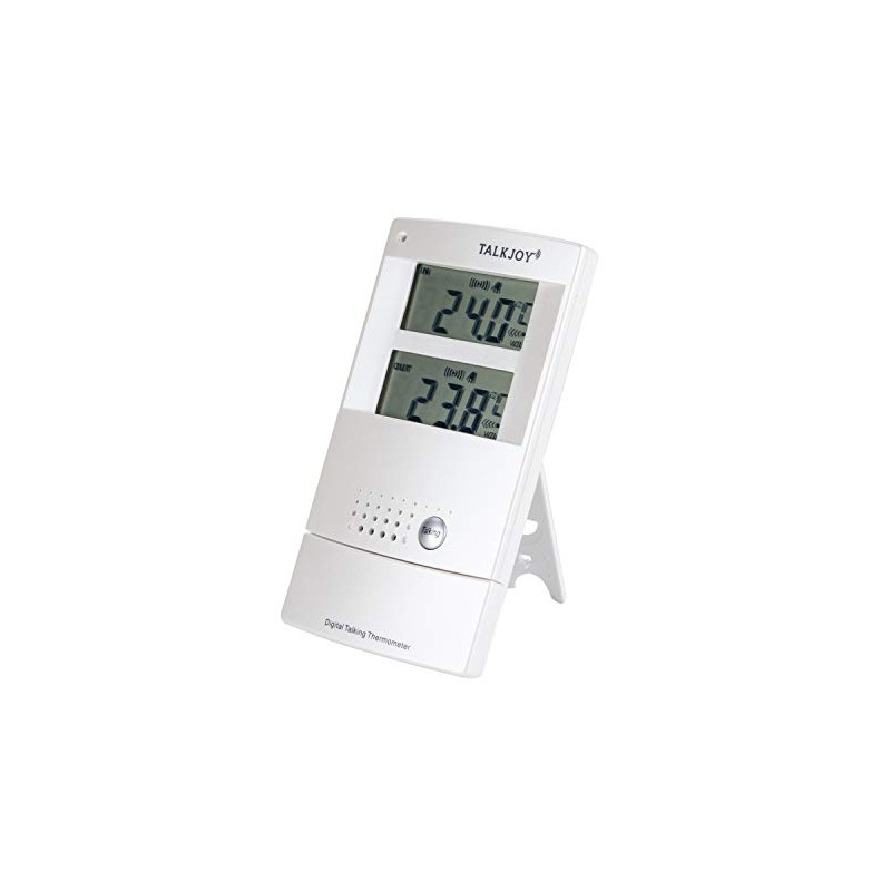 Professional Talking Indoor and Outdoor Thermometer Frost Warning Room Thermometer