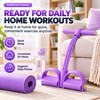 6-Tube Resistance Band Pedal Puller for Home Workouts – Elastic