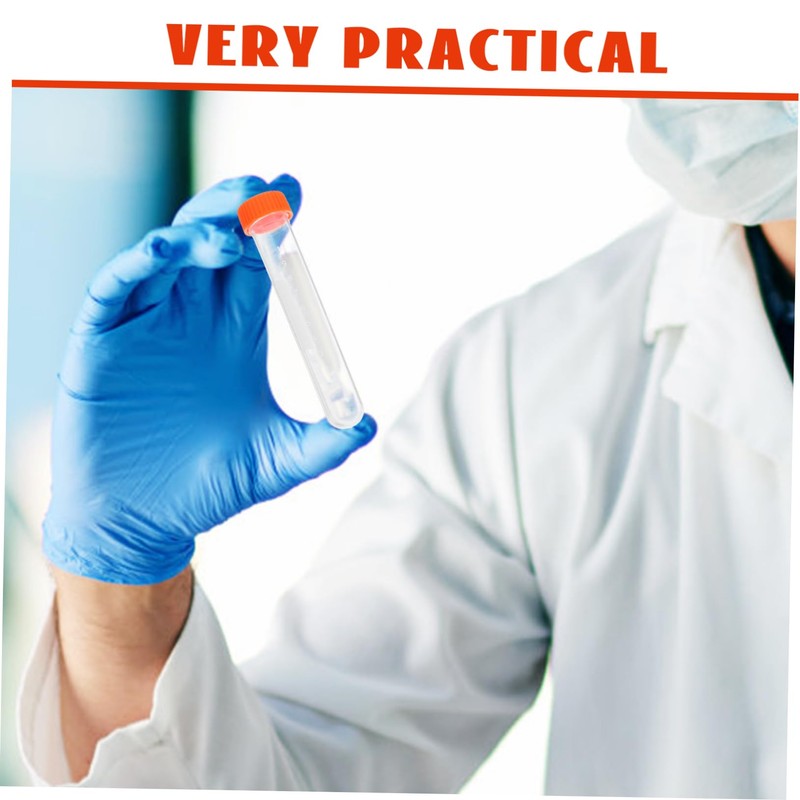 ULTECHNOVO Mini Vials Storage Lid 20pcs Plastic Vials for Essential