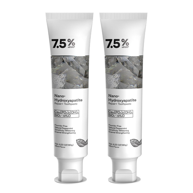 Hydroxyapatite Toothpaste for Advanced Enamel Protection, Gentle and Effective Formula,