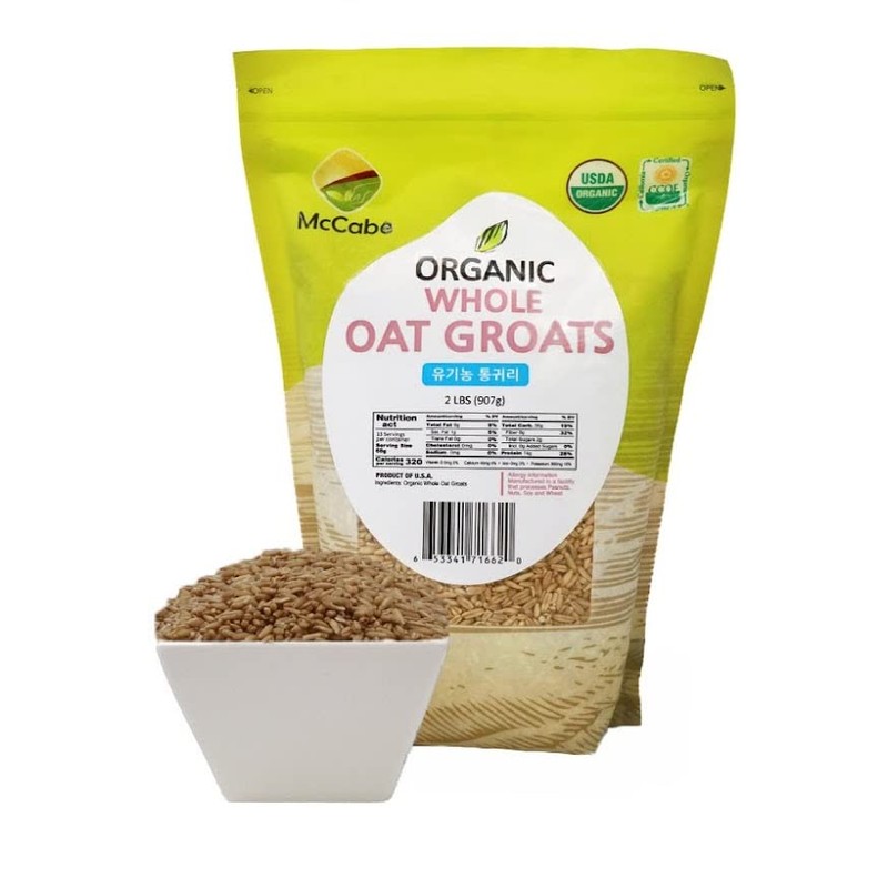 McCabe Organic Whole Oats Groats - Whole Grain Oats 2Lbs
