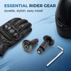 Pack of 2 Motorcycle Handlebar Ends, Universal Handlebar Weights for