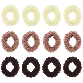 Zac's Alter Ego Pack of 12 Large Soft Hair Ponios Donuts Bobbles Bands