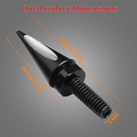 LDJXDADI Motorcycle Windshield Bolts, Black Fairing Bolts Windscreen Screws Compatible with Electra Glide Street Glide Ultra Classic Ultra Limited Tri Glide 1996-2013