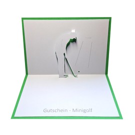 Gutschein - Minigolf, Schwarzlicht-Minigolf, Golf