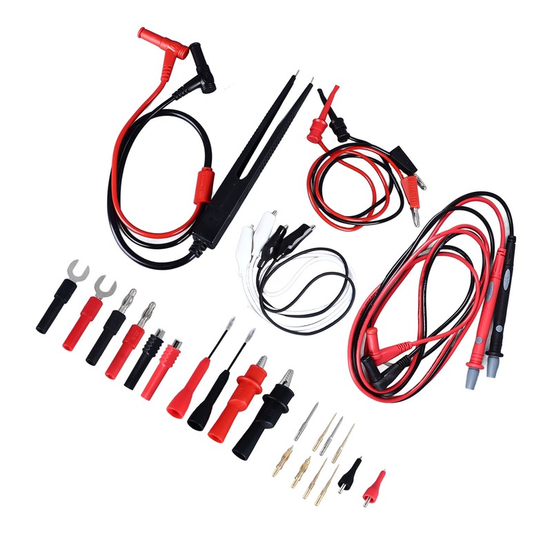 27Pcs Multimeter Test Set Electrical Hook Probes Multifunctional Replaceable Kit